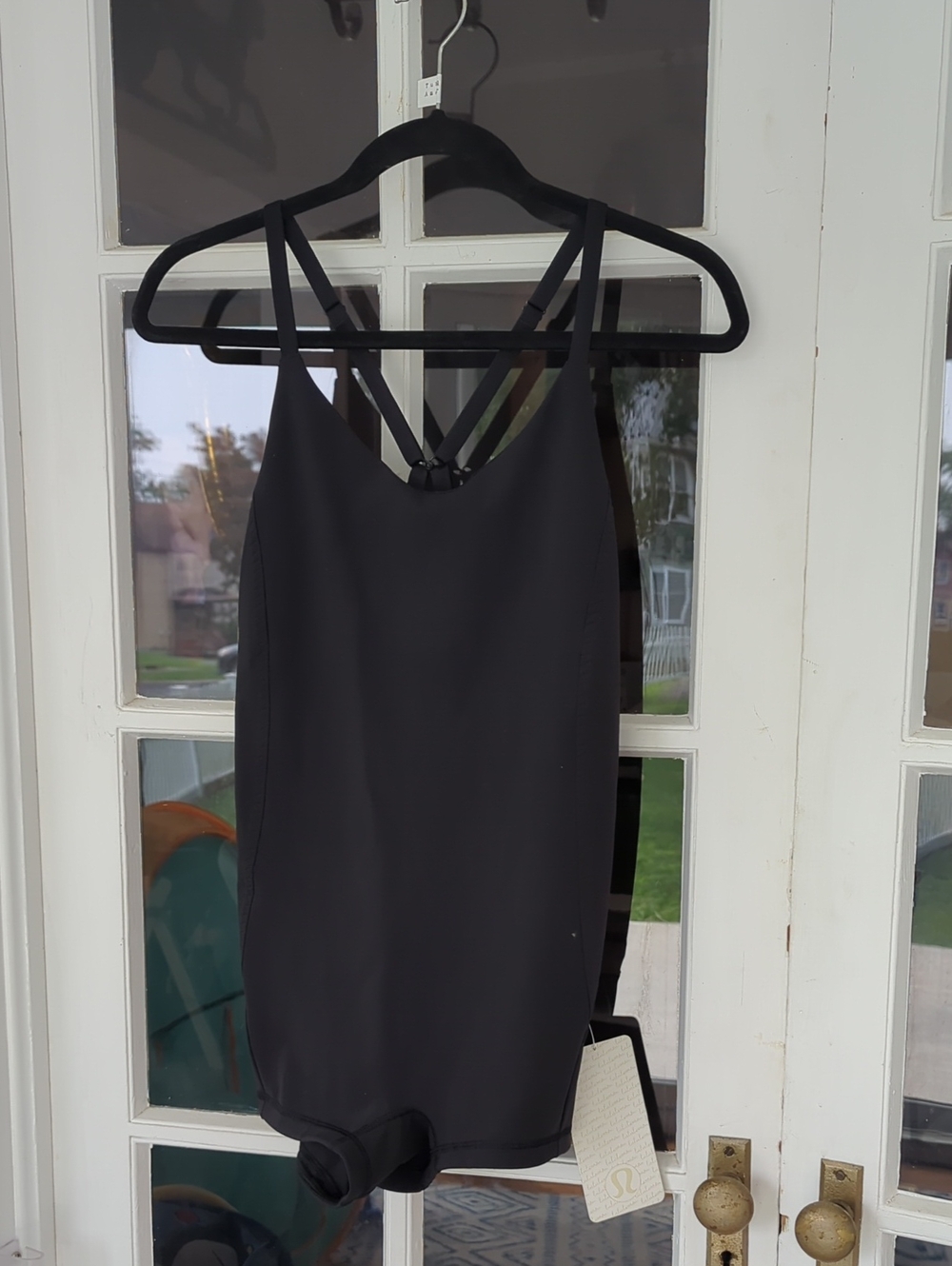 Lululemon -  Strappy Black Romper